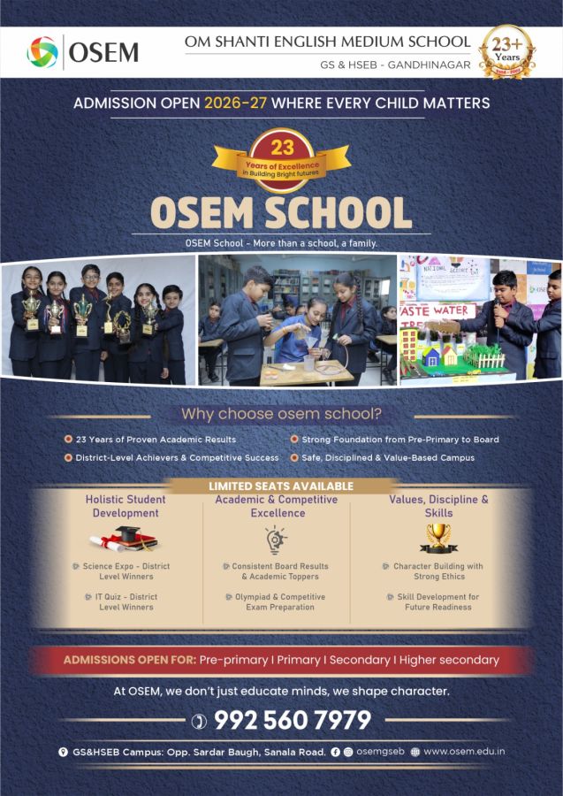 Admission open 2026-27